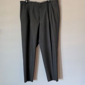 Vintage 80s Haggar Charcoal Dress Pants Size 36